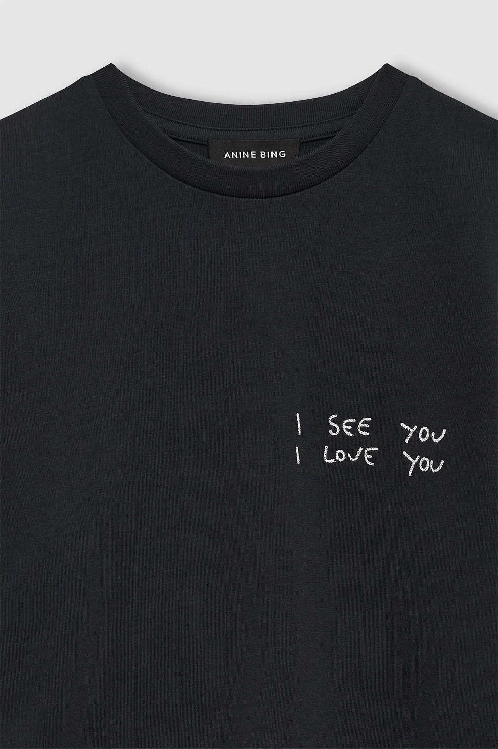 Shelley Tee Black - I See You I Love You