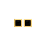 Archer Earrings - Black/Gold