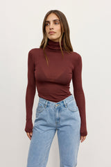 Airlie Top - Burgundy