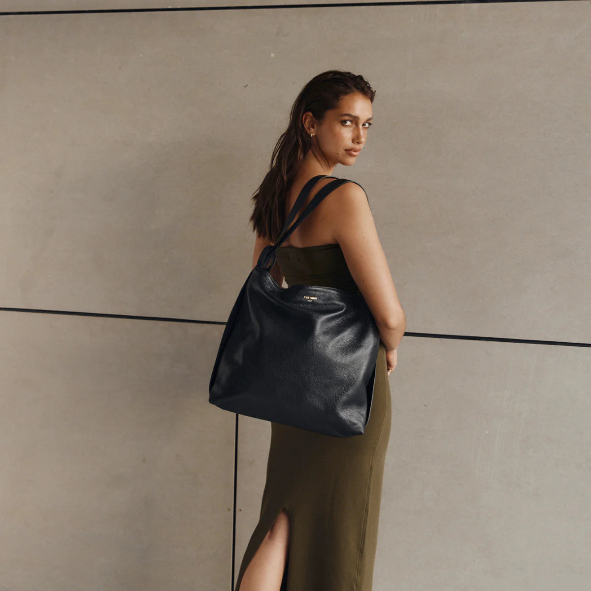 Bella 2-in-1 Convertible Backpack Tote - Black