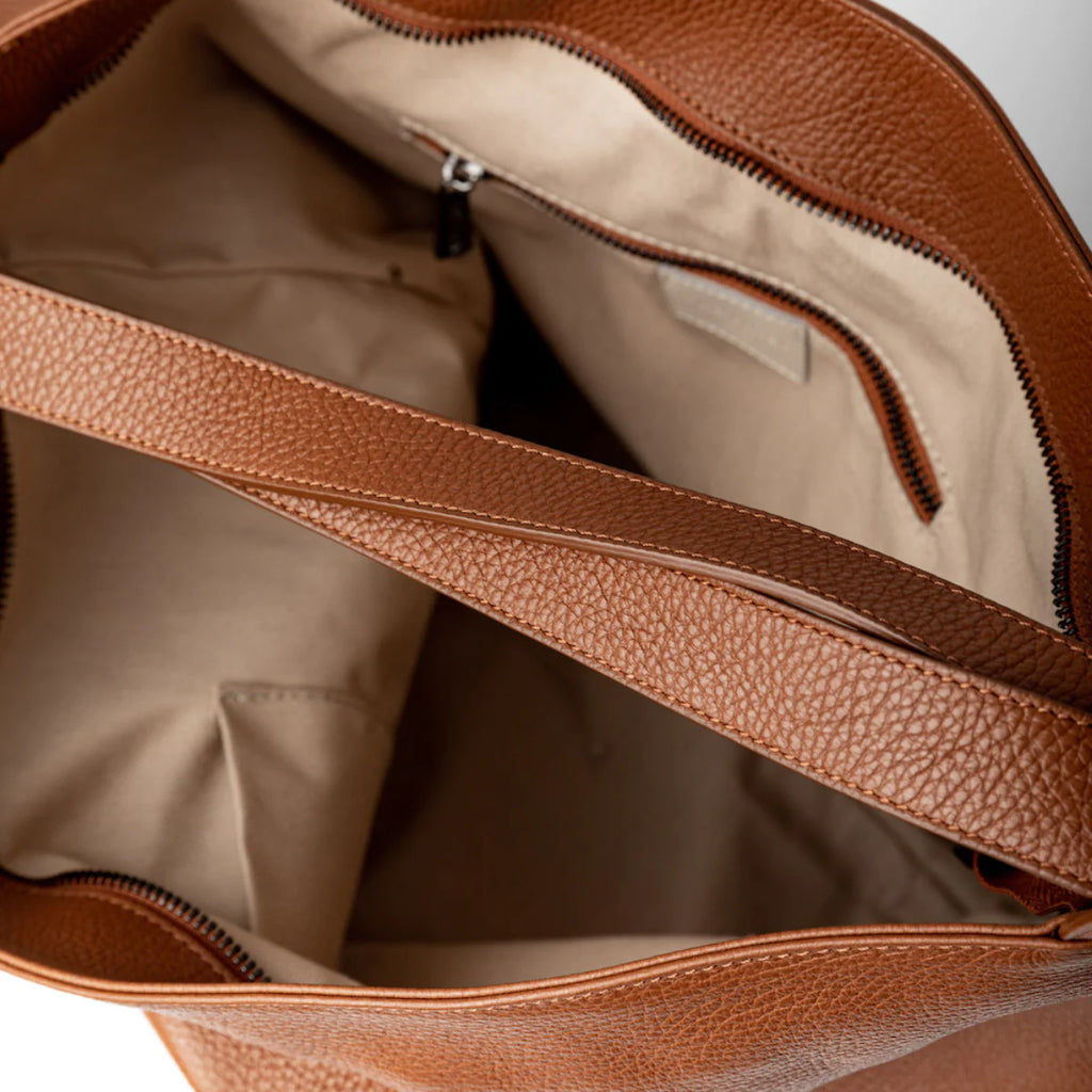 Bella XL 2-in-1 Convertible Backpack Tote - Tan