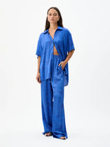 Brando Shirt Palm Paradiso Bleu