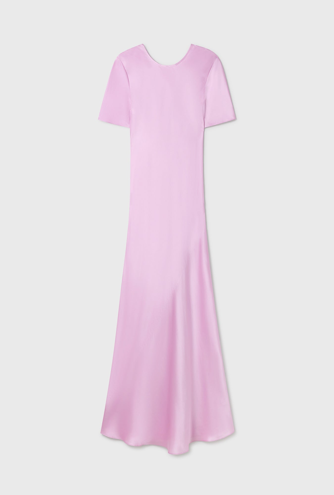 Short Sleeve Bias Dress - Lilac