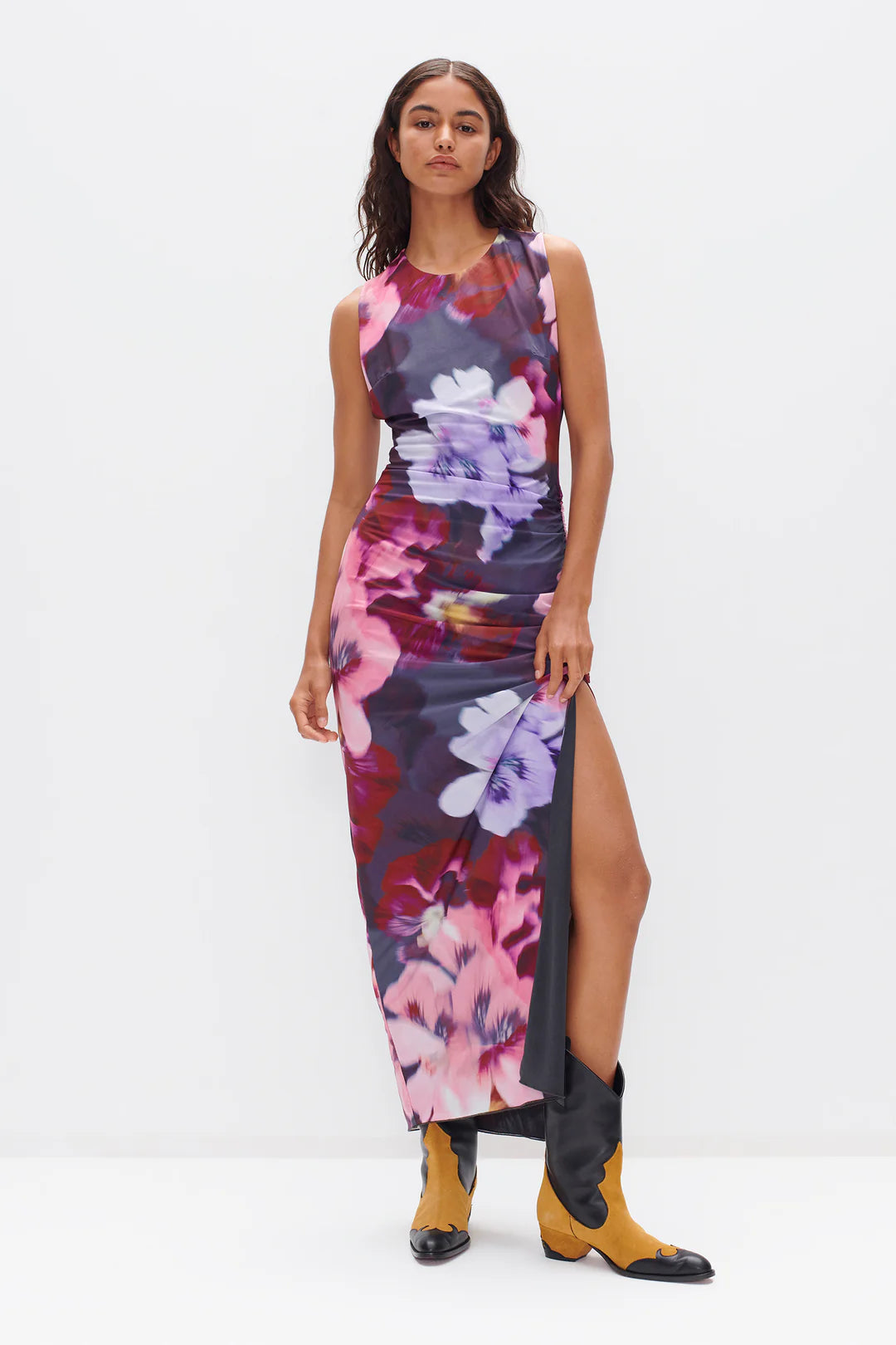 Chamelon Dress - Iris Print