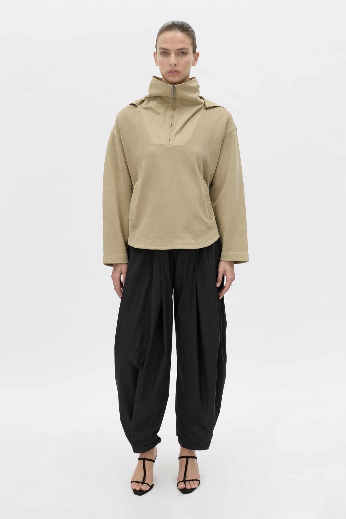 Eira Jersey Hooded Pullover