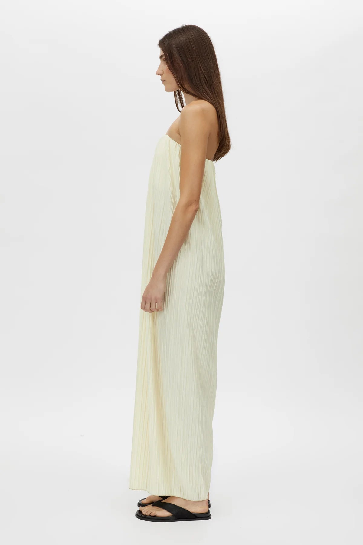 Lucent Midi Dress - Lemon