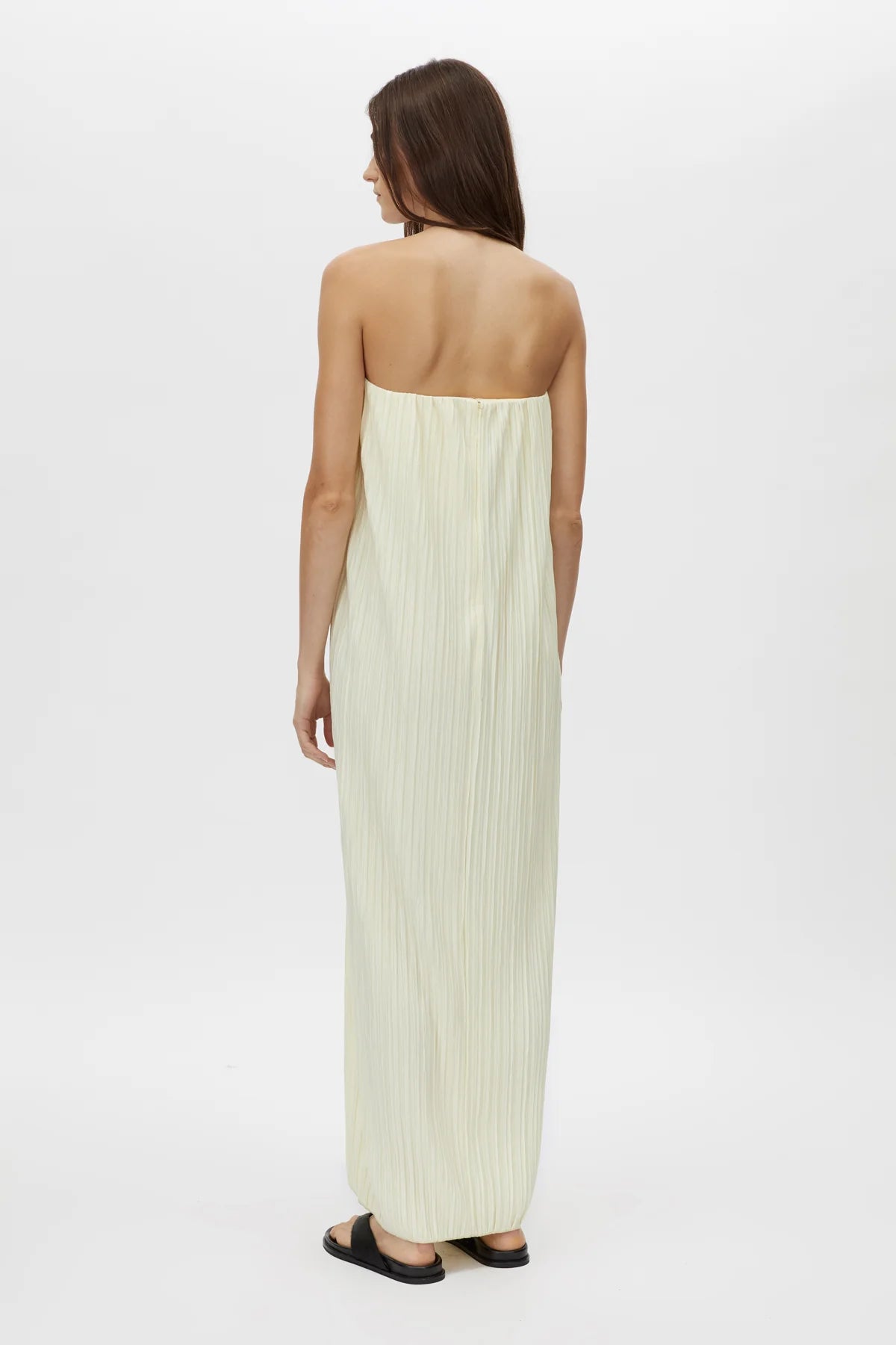 Lucent Midi Dress - Lemon
