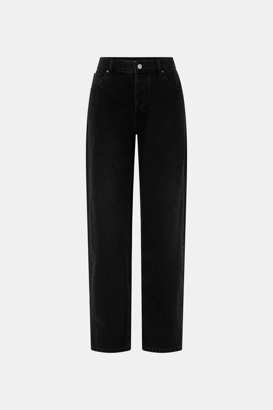 Black jeans on a white background