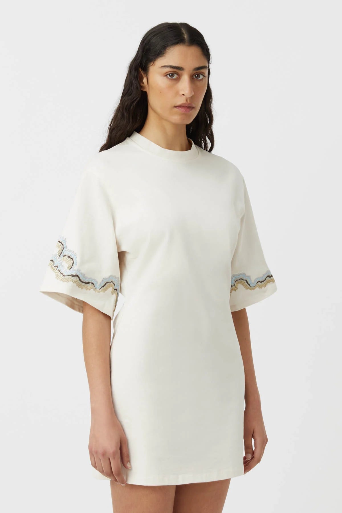 Serene Tee Dress - Ivory