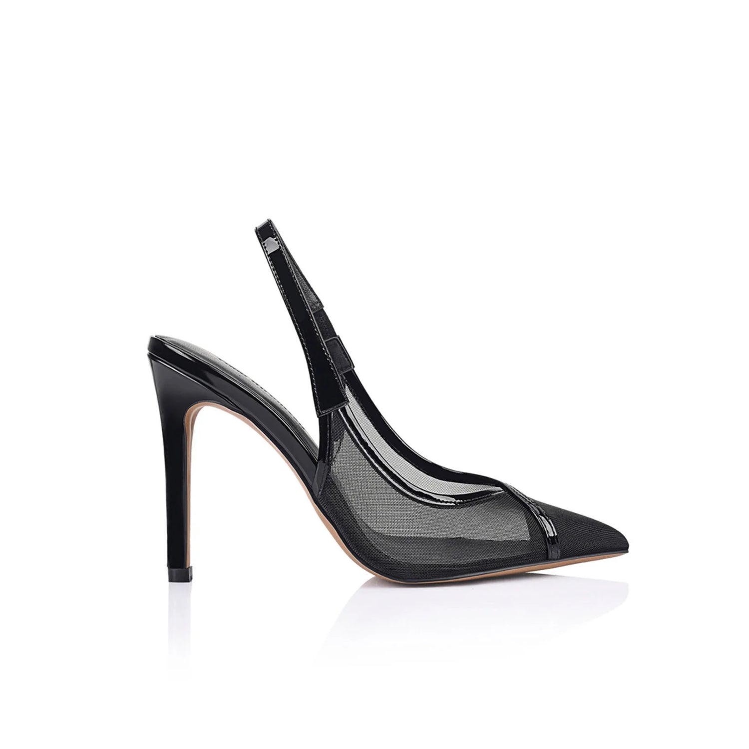 Chai Pump Black Mesh
