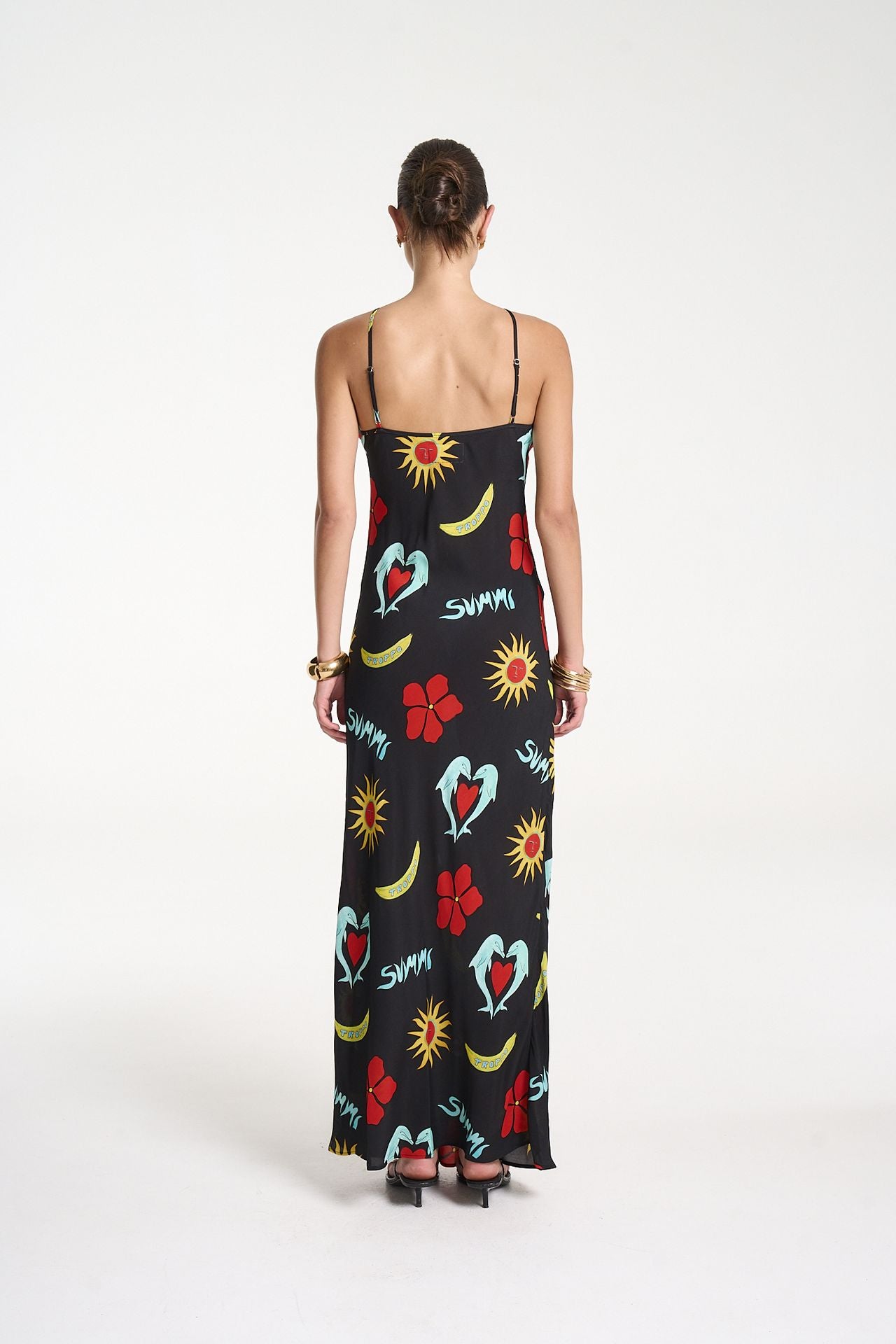 Chloe Maxi Dress - Troppo Night Print