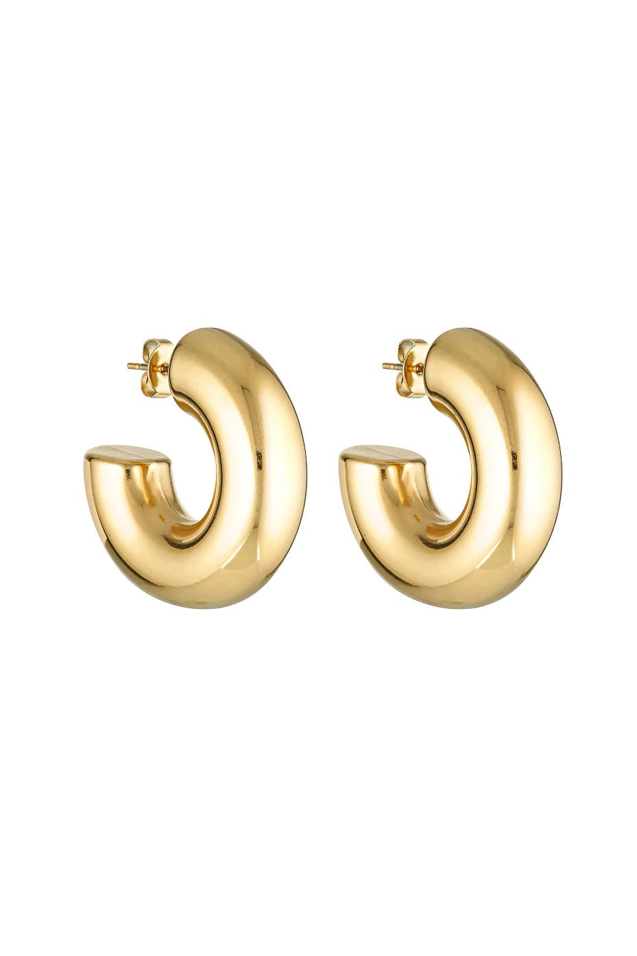 Chubby Hoops - Gold