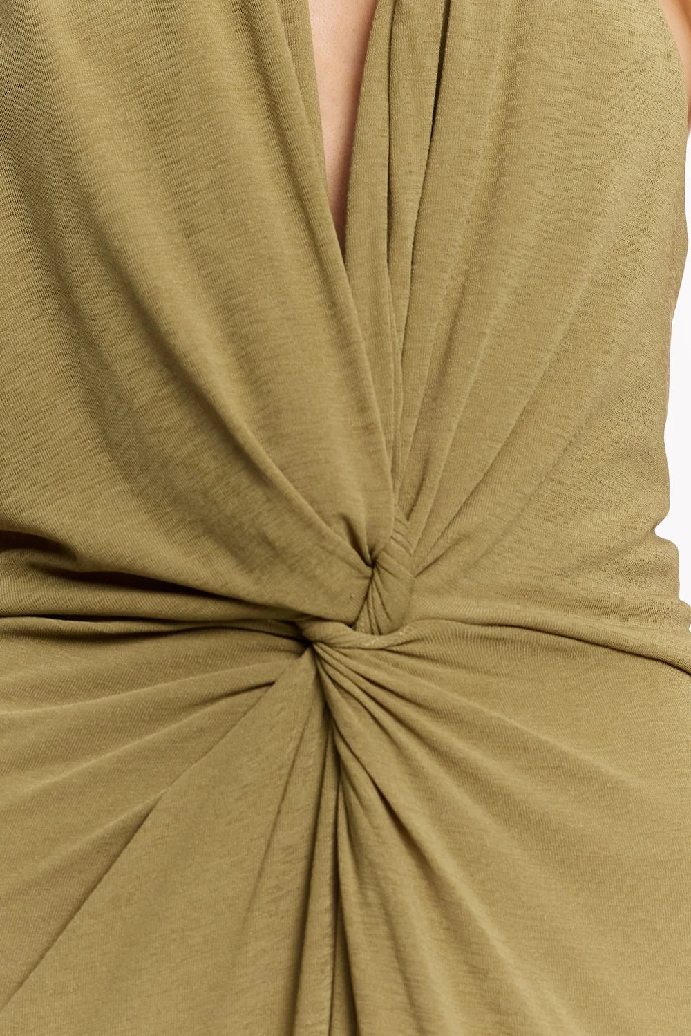 Carrey Maxi Dress - Army