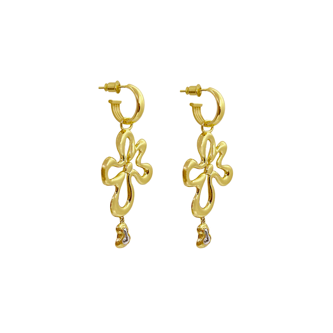 Dahlia Earrings - Gold