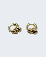 Double Knot Hoops - Gold