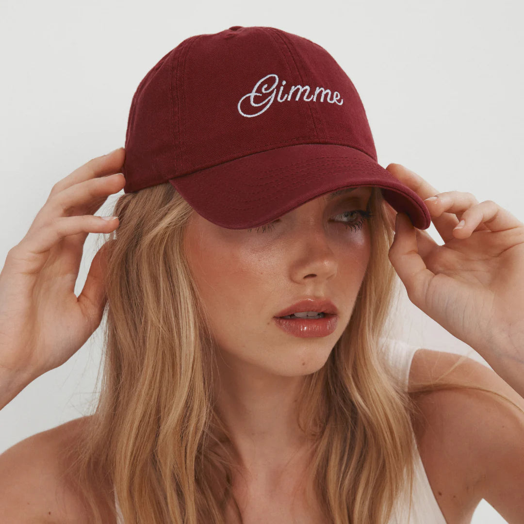 Gimme Hat - Cherry/Blue