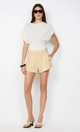 Clementine Batwing Top - Vanilla