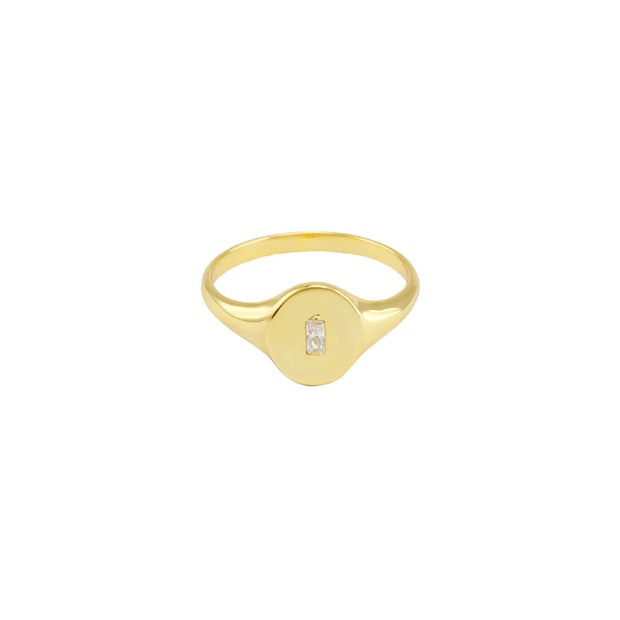 Holly Ring - Sterling Silver + Gold