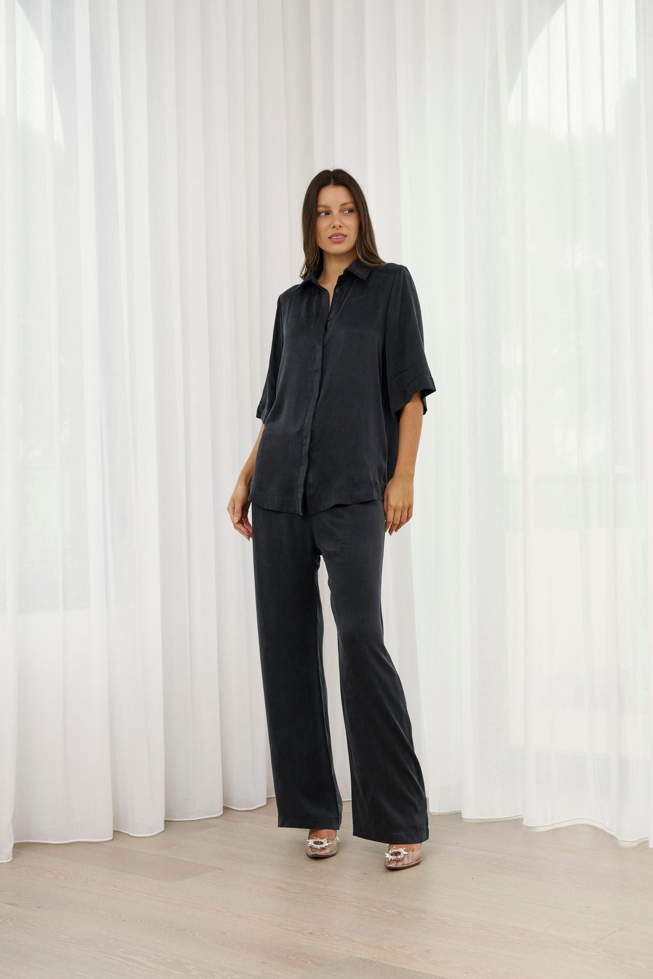 Hazel Shirt - Washed Black