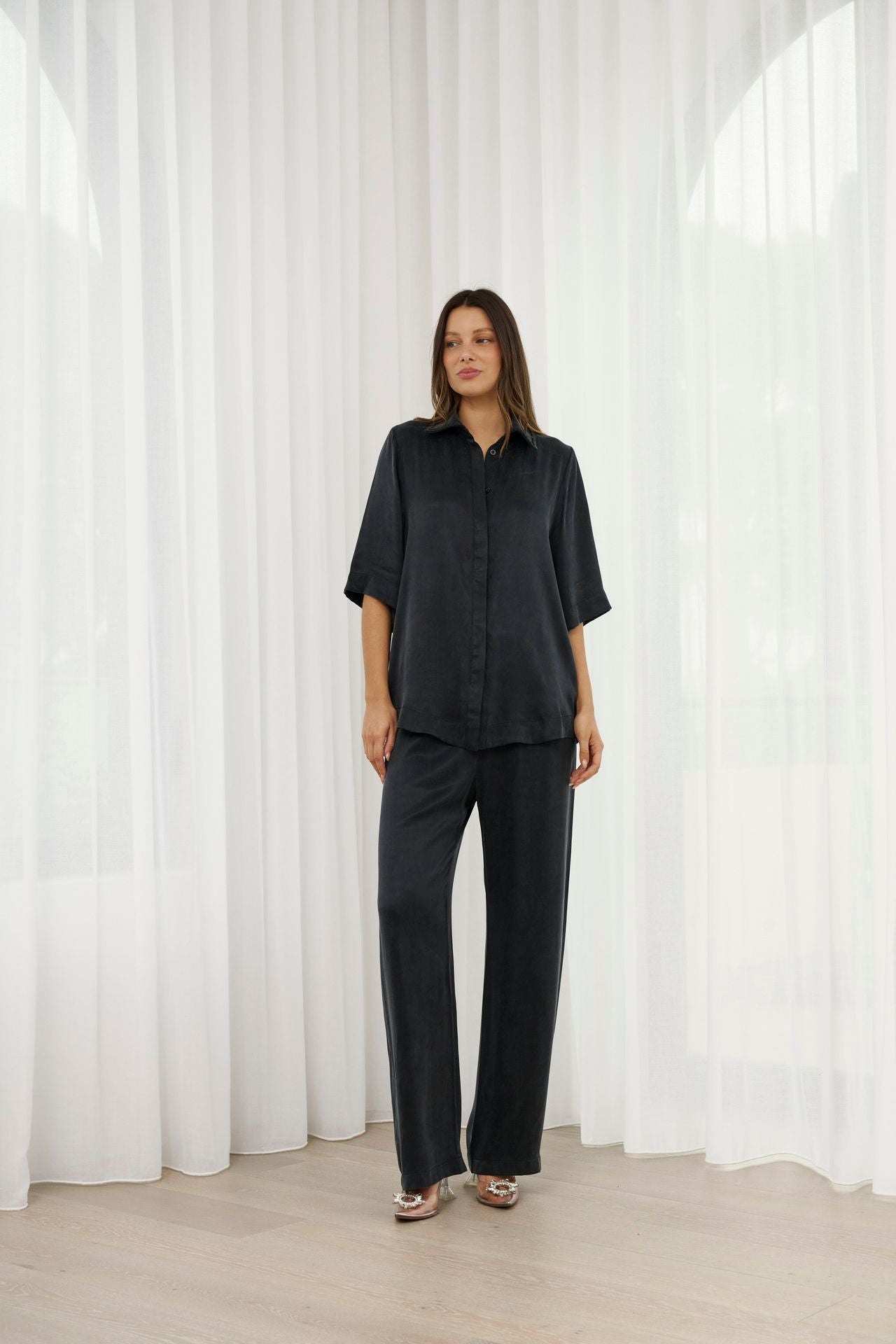 Hazel Shirt - Washed Black