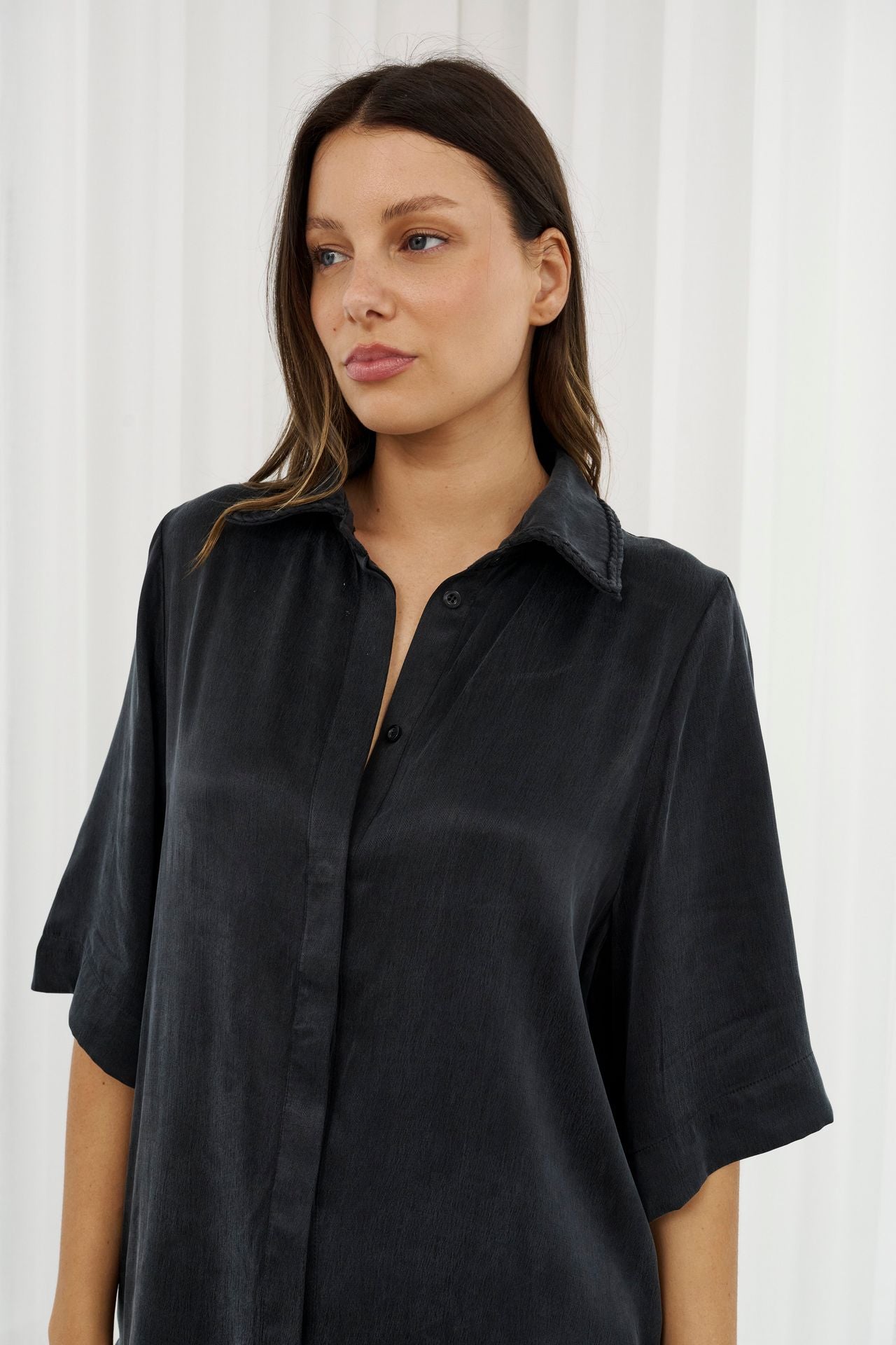 Hazel Shirt - Washed Black