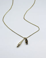 Duet Droplet Charm Necklace