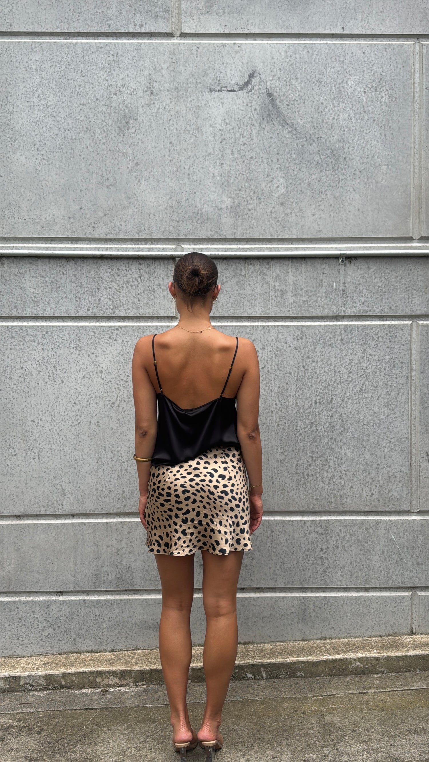 Maya Silk Skirt - Leopard