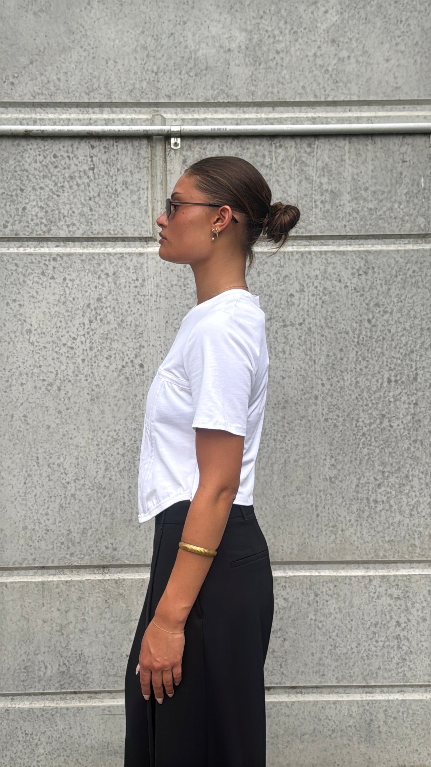 Vogue Corset Tee - White