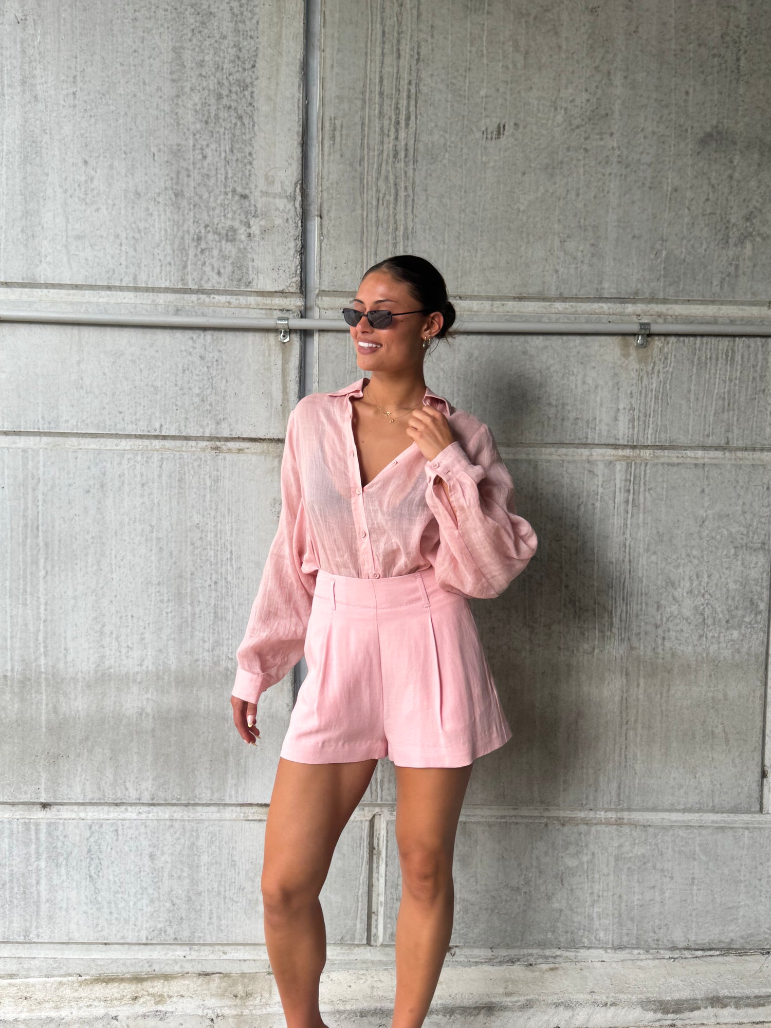Sophia Shirt - Rose Pink