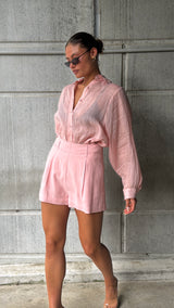 Sophia Shirt - Rose Pink