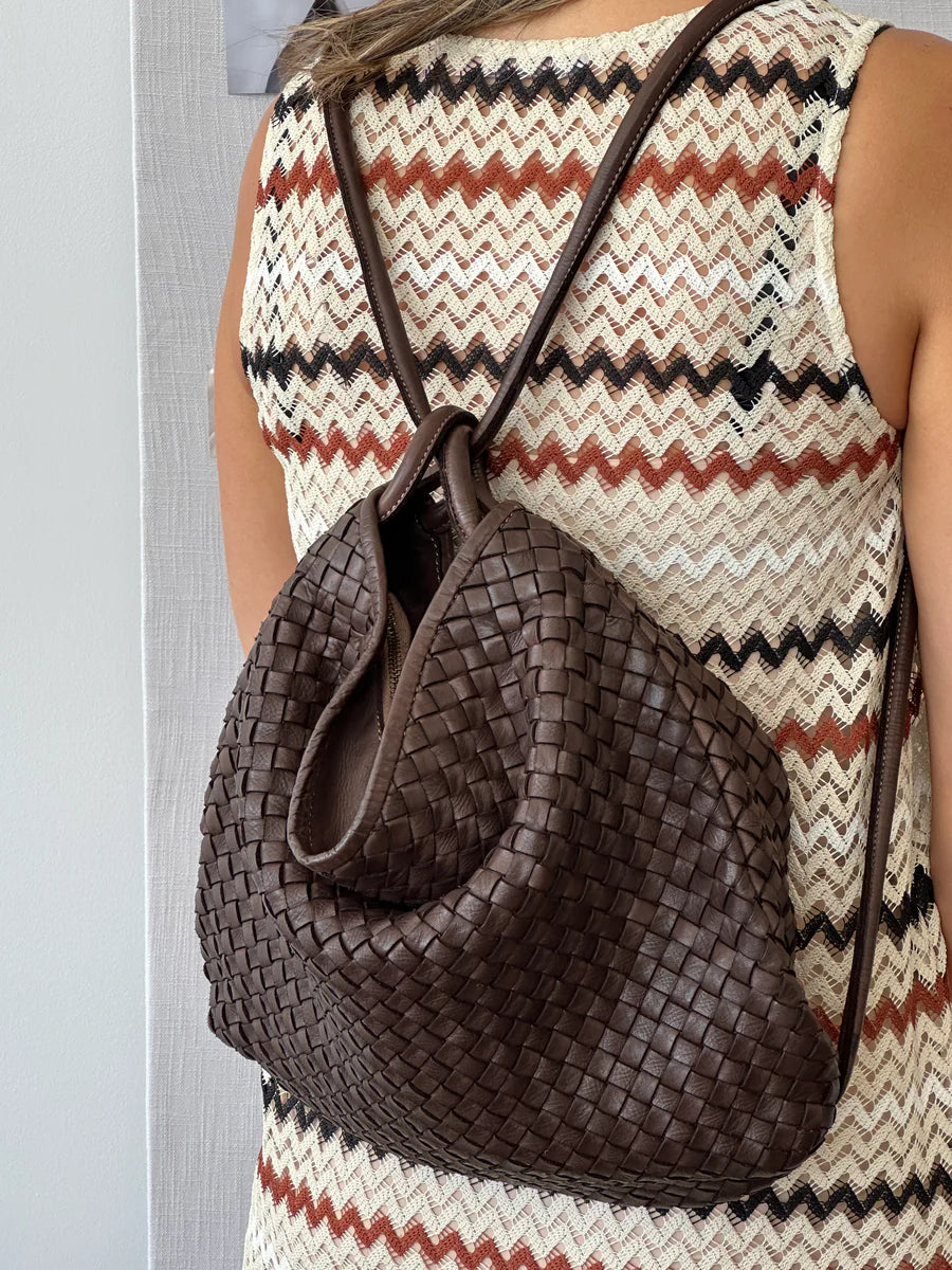 Woven Bella - Dark Choc