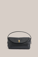 Sloane Large Black Leather Crossbody