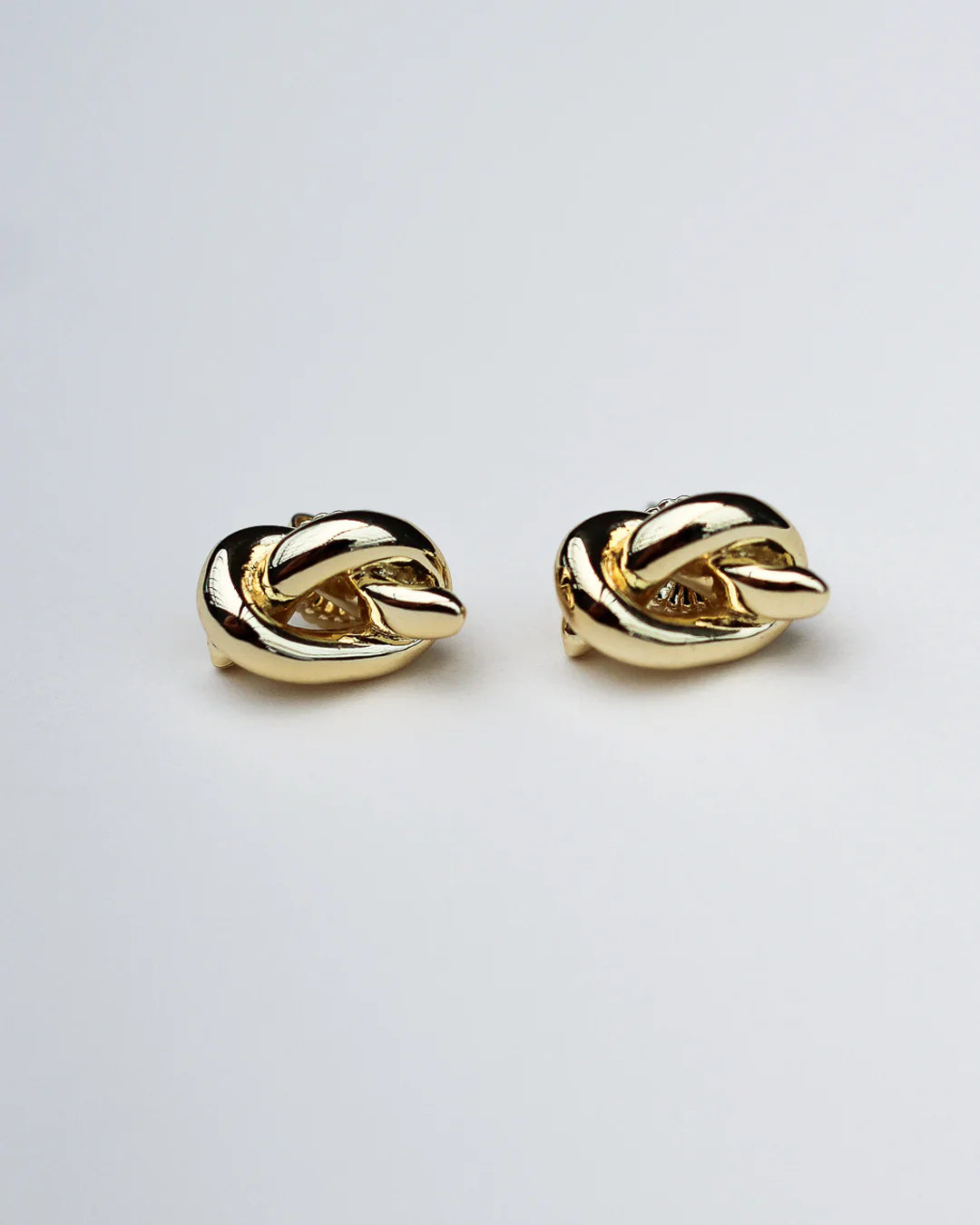 Knot Studs - 18k Gold Plating