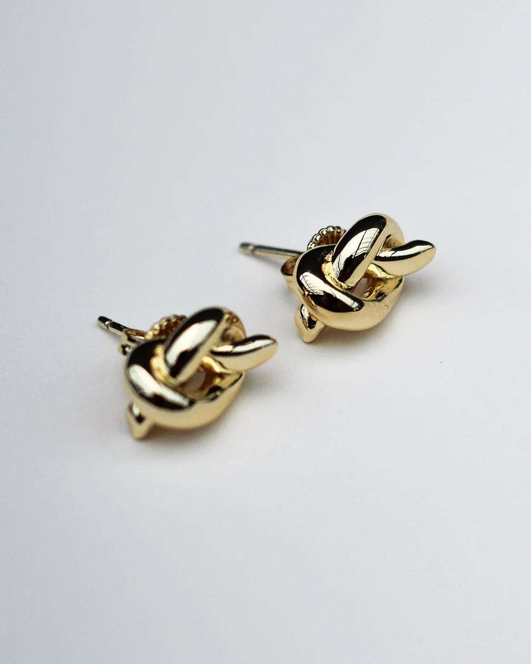 Knot Studs - Solid Sterling Silver