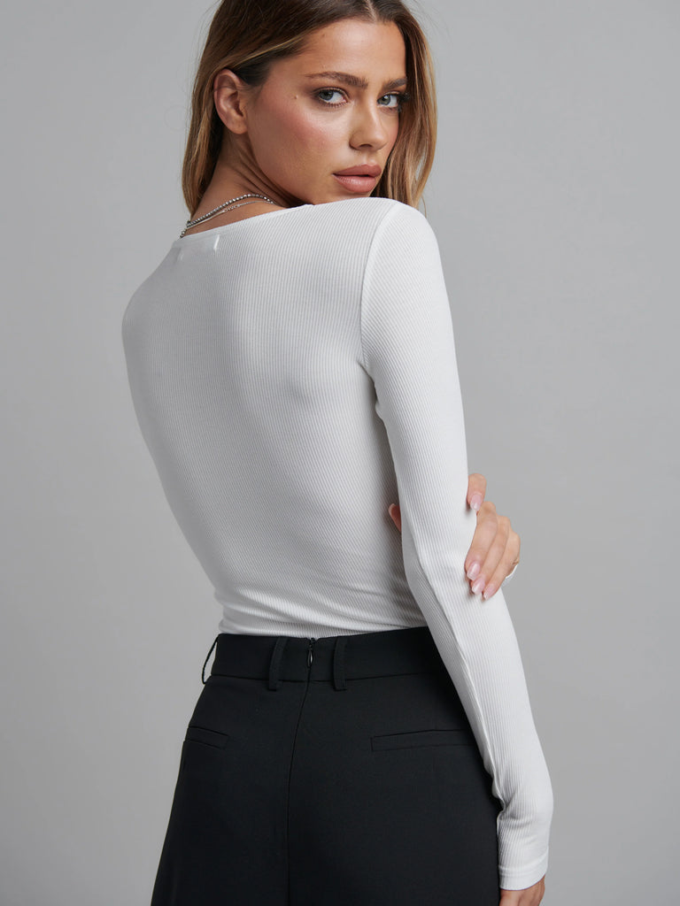 Lara Bodysuit - White