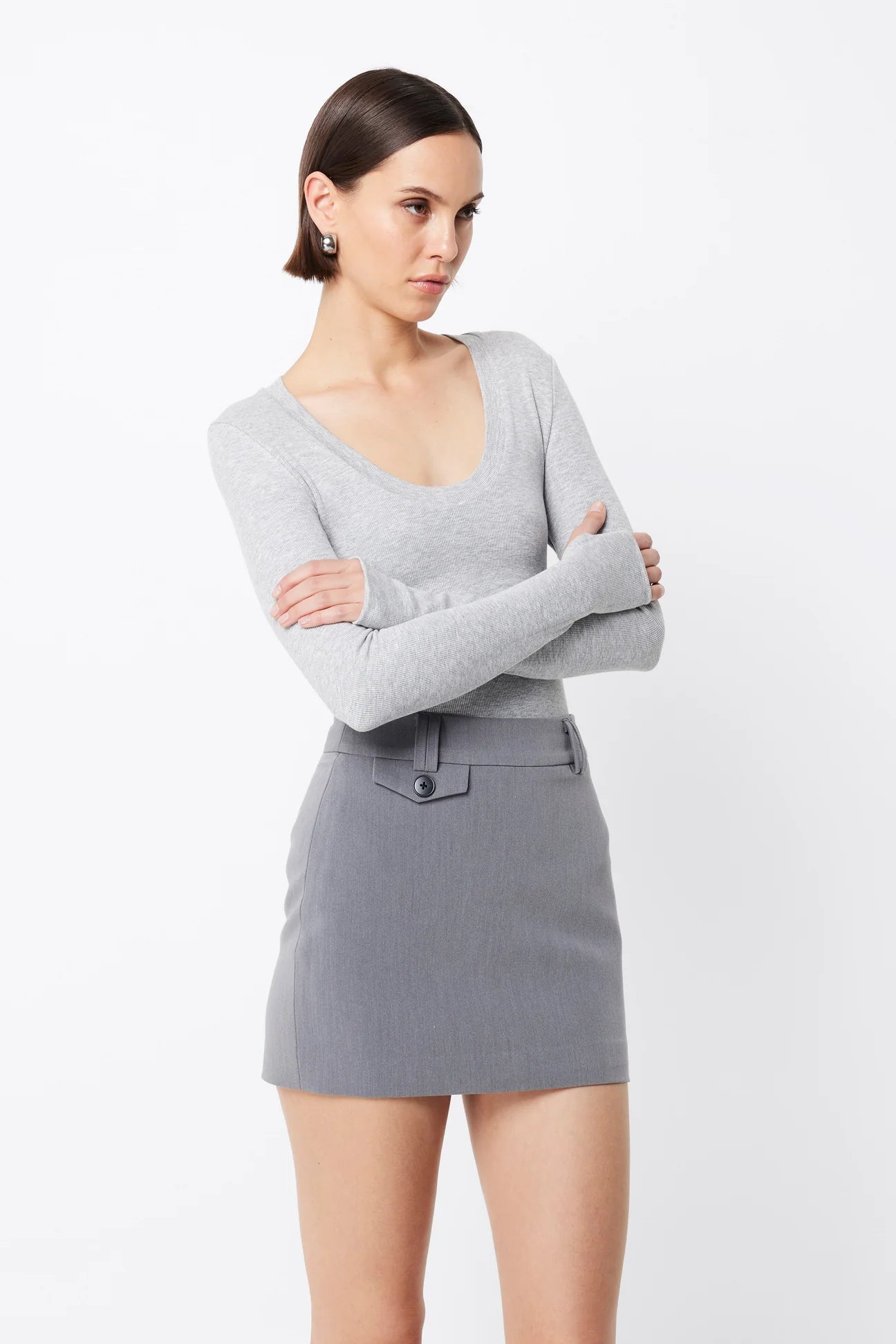 Lincoln Top - Grey