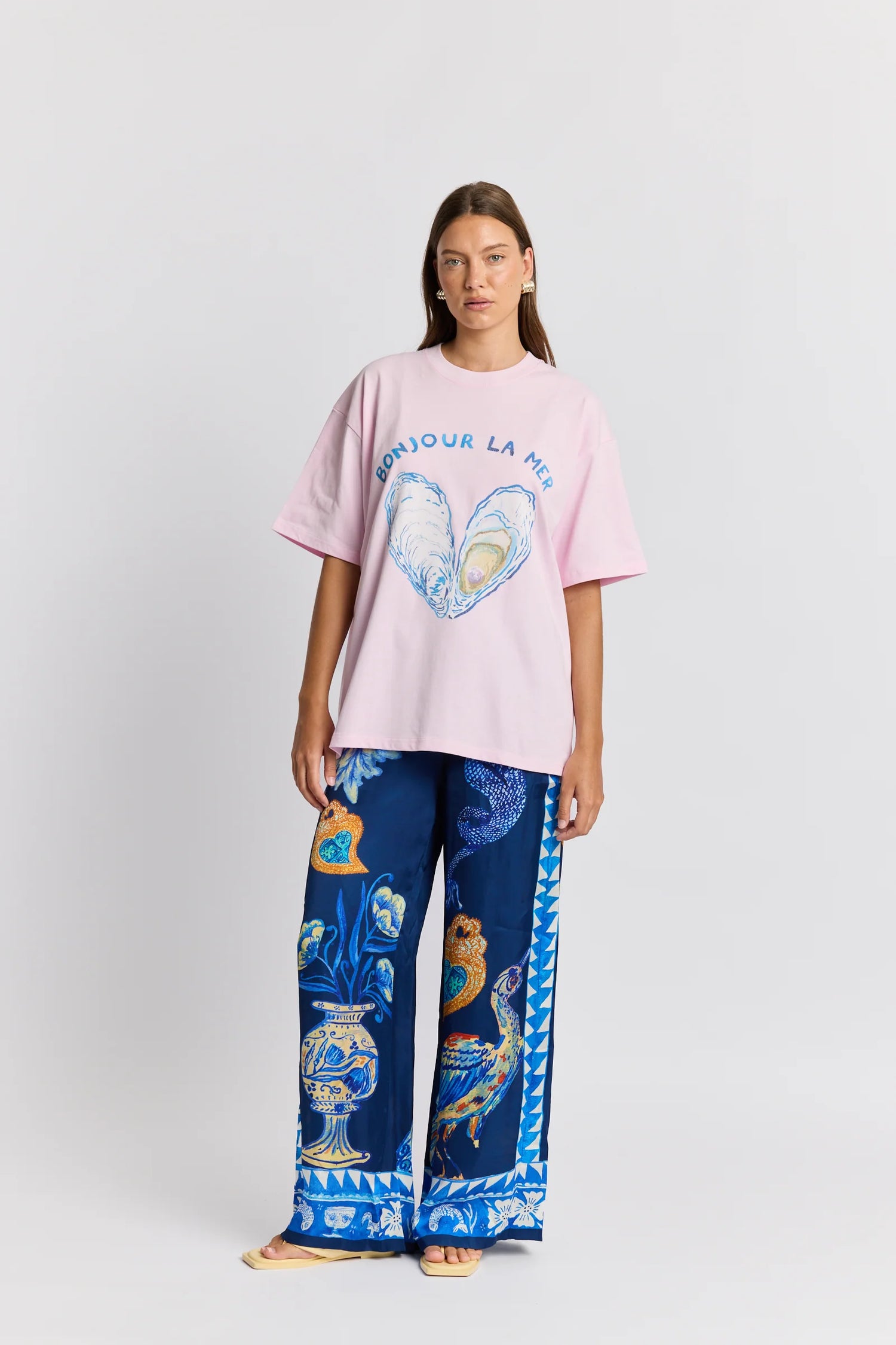 Bonjour La Mer Oversize Tee