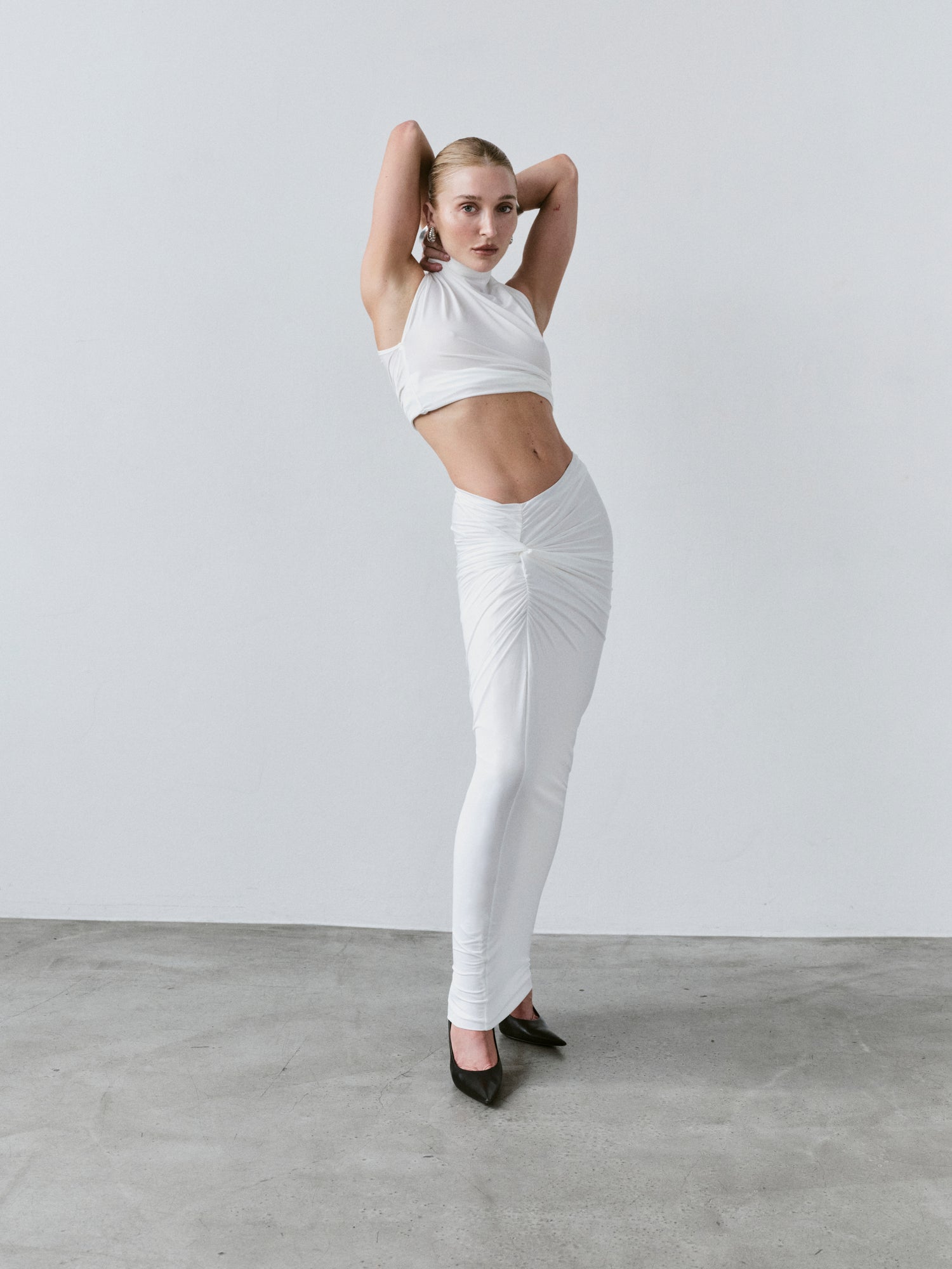 Manhattan Maxi Skirt - White