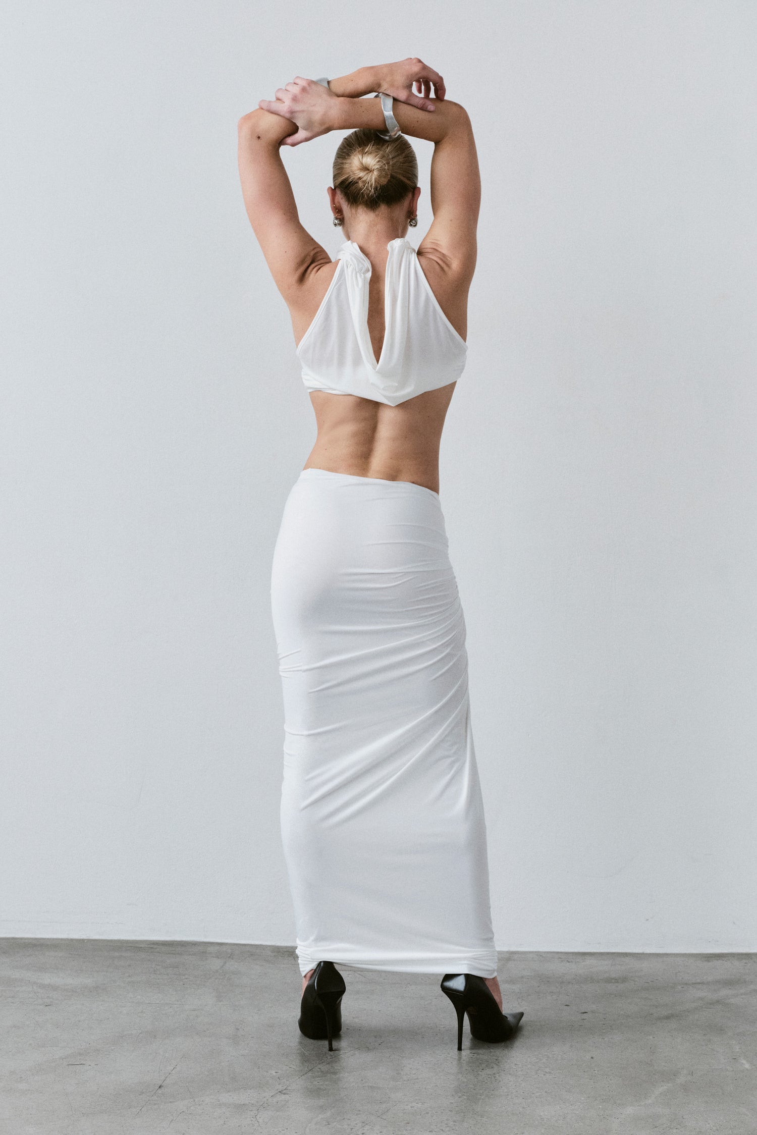 Manhattan Maxi Skirt - White