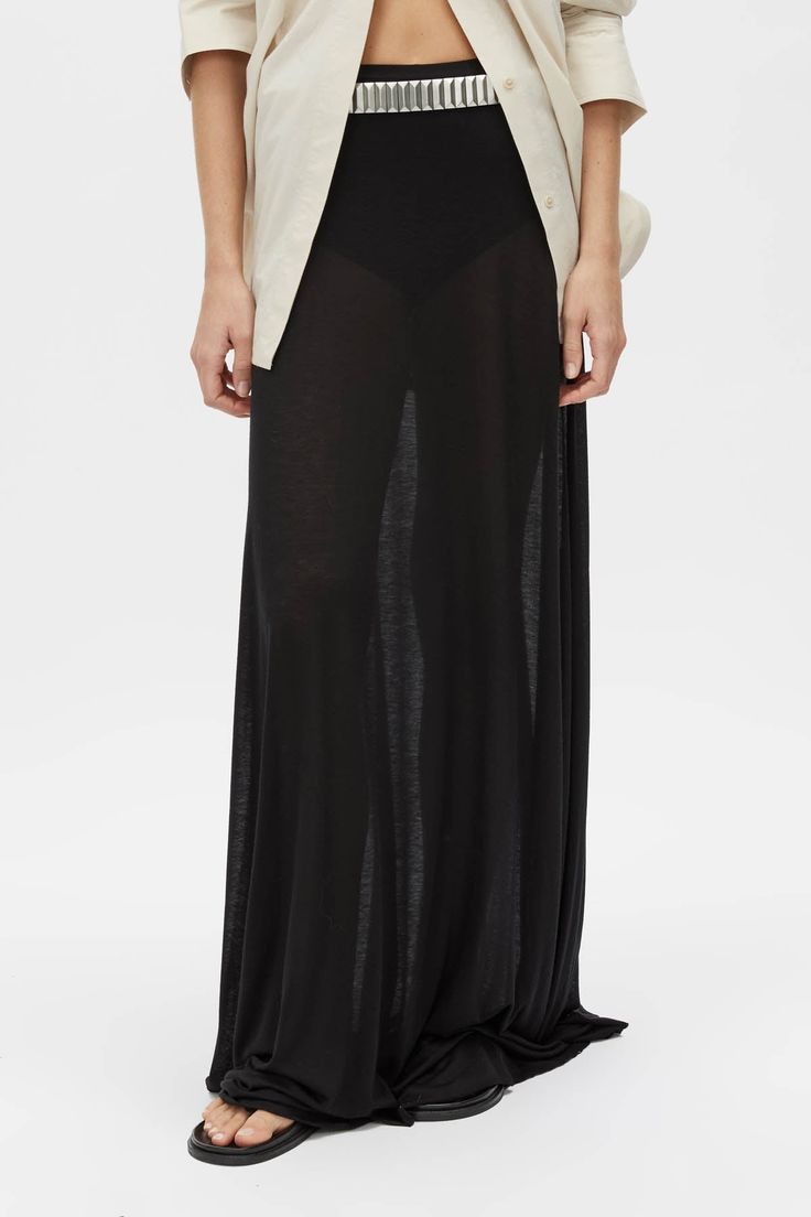 Marjorie Maxi Skirt - Black