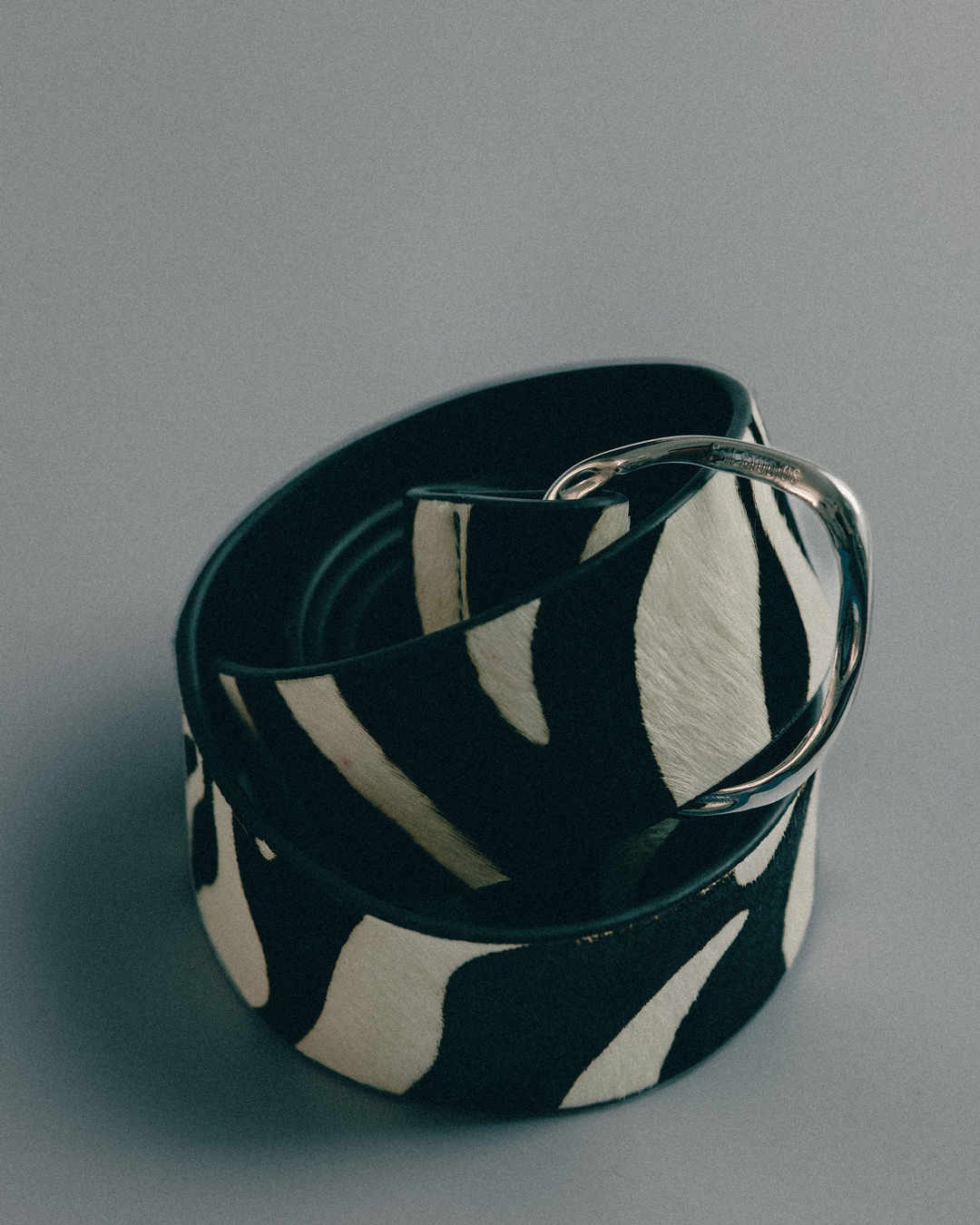 Hardware Knotted Belt | Zebra+ Silver