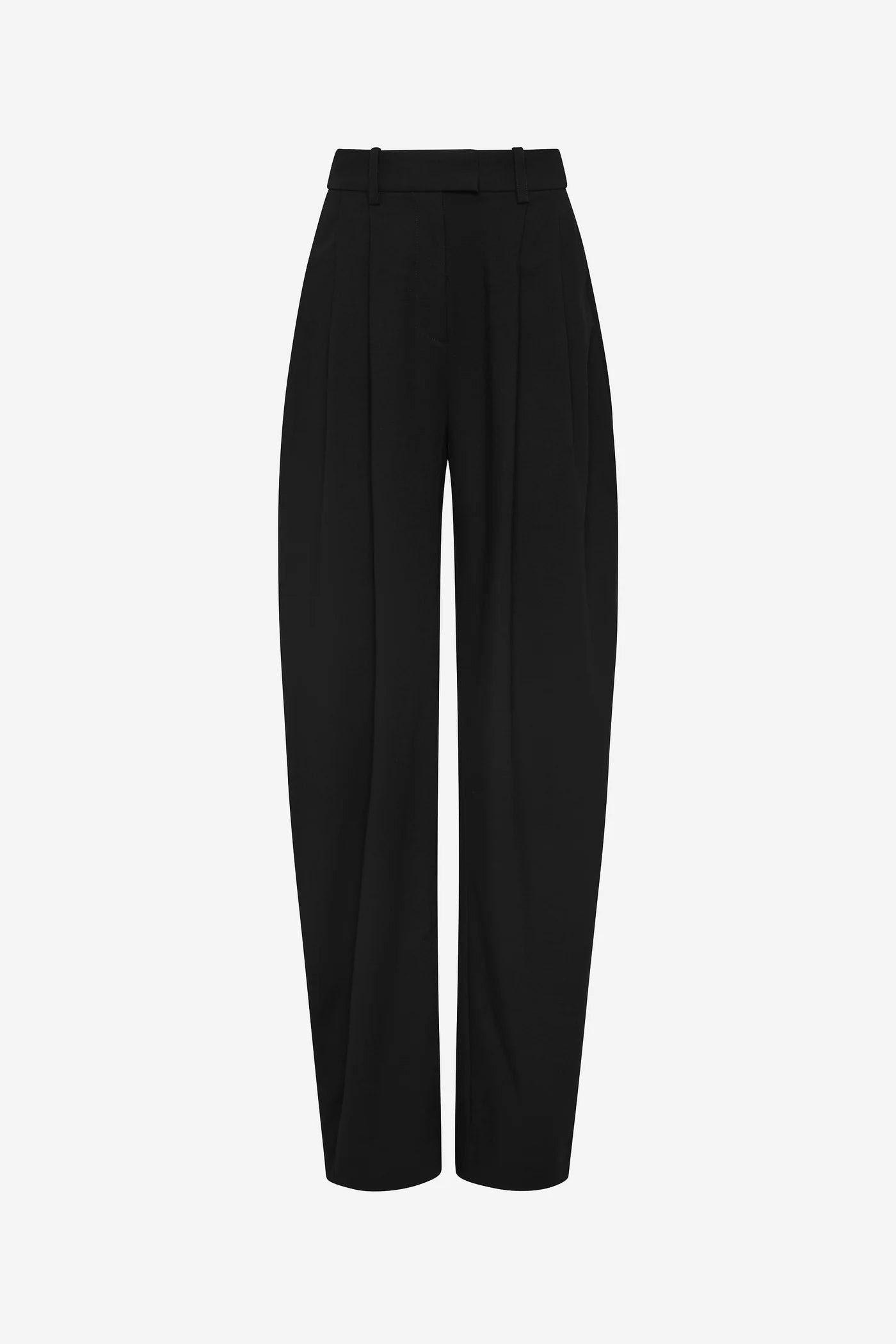 Black pants on a white background