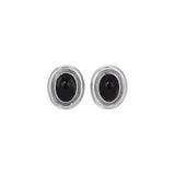 Prize Earrings - Black/Silver