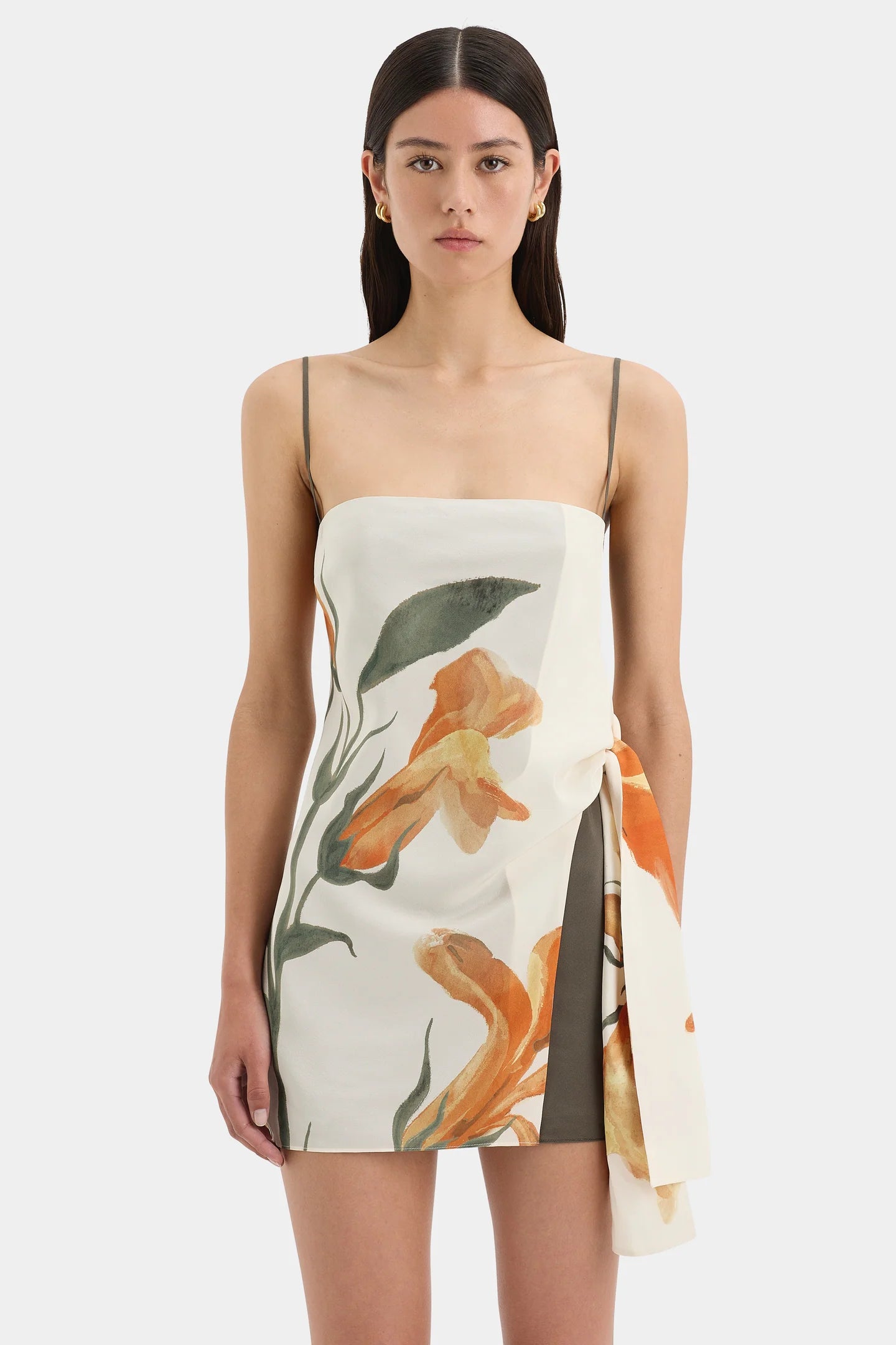 Constance Tie Mini Dress