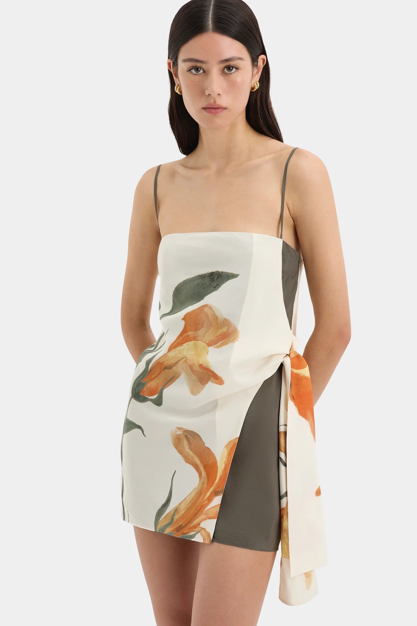 Constance Tie Mini Dress