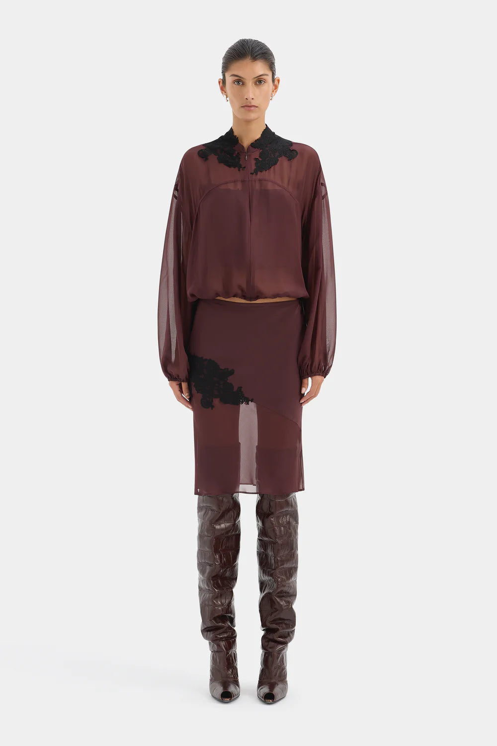 Noria Bomber - Dark Plum