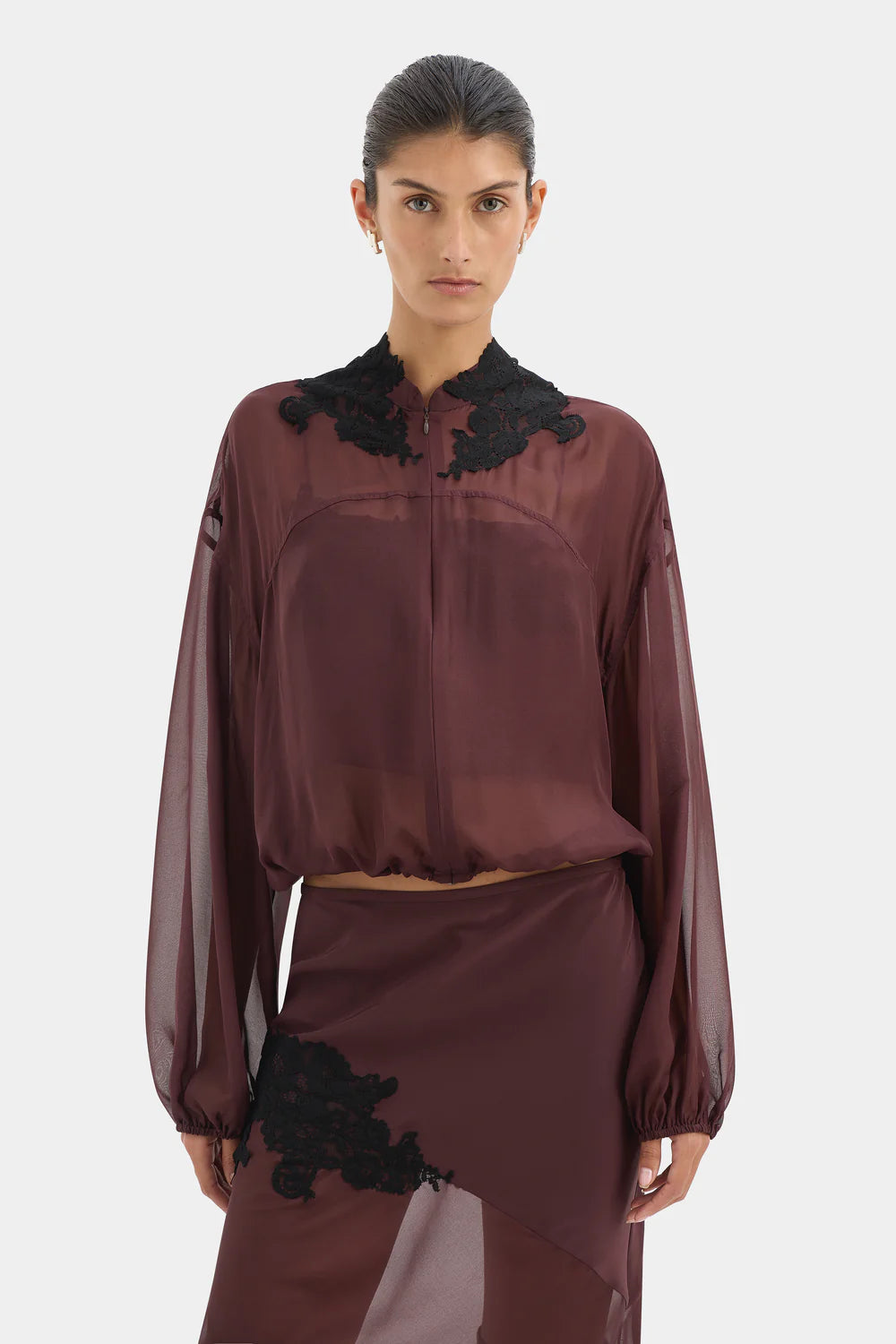 Noria Bomber - Dark Plum