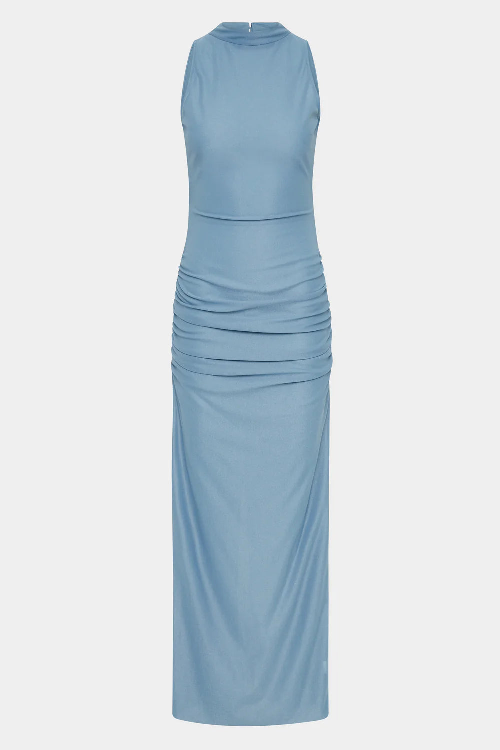 Ruby Open Back Gown - Aqua