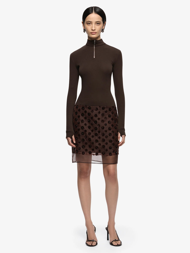 Rhi Midi Skirt - Plum