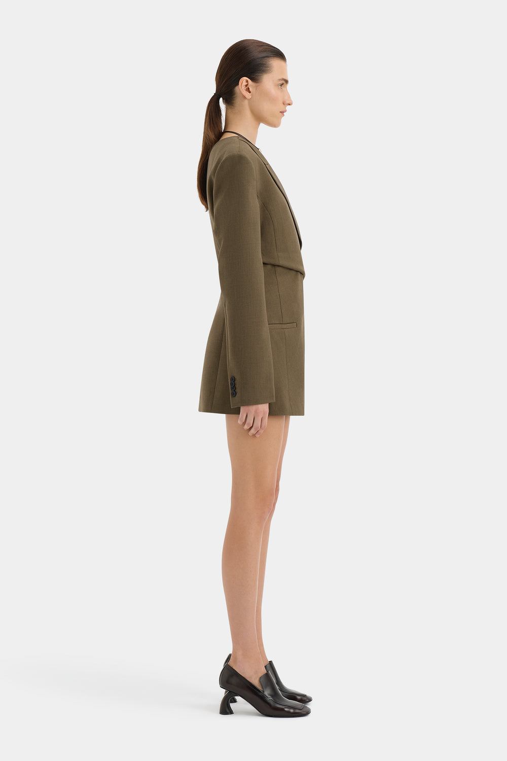 Sartoria Mini Dress - Chocolate Marle